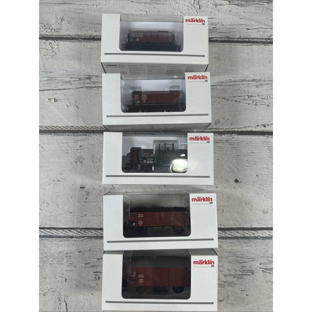 Märklin 46090 HO DRG FREIGHT CAR SET 5 PIECE ERA II NEW IN BOX
